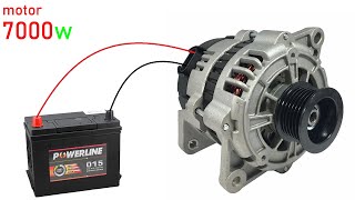 Converting a Car Alternator into a high power brushless motor [upl. by Absalom]