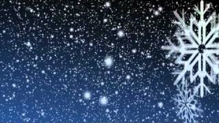 Gently Falling Snow Video Loop with Rotating Snowflake free download [upl. by Reece]