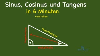 Trigonometrie in 6 Minuten – Alles zu Sin Cos Tan [upl. by Htebazie]