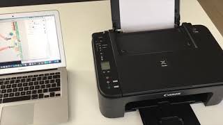 Canon PIXMA TS3150  Apple AirPrint [upl. by Scarito]