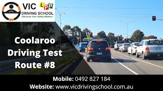 Coolaroo Driving Test Route 8  VIC Driving School [upl. by Trebuh]