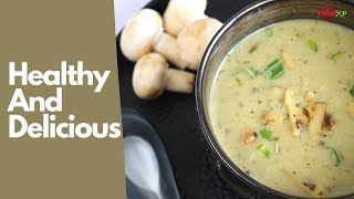 Gordon Ramsays Extra Creamy Mushroom Soup Recipe  TheFoodXP [upl. by Schnabel]