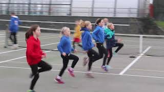 Jeanny Meadows Leweston School running training [upl. by Bivins]