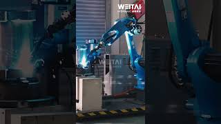 WEITAI Hydraulic Rotary Actuator Factory Robot welding [upl. by Hunt]