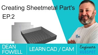 Basic Sheetmetal Parts EP 2 RADAN [upl. by Wixted]