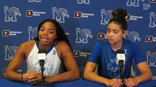 Womens Basketball Alasia Smith and Hannah Riddick Press Conference October 4 2024 [upl. by Inej824]