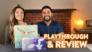 Wingspan with European Expansion  Playthrough amp Review [upl. by Ojiram]