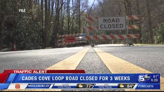 Cades Cove Loop Road closed for 3 weeks [upl. by Esimorp479]