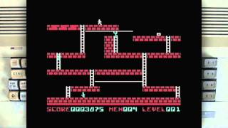 Lode Runner on a Commodore 64 [upl. by Marozas]