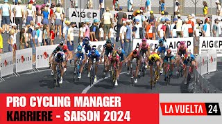 Pro Cycling Manager I Saison 2024 I 5Etappe Vuelta  Kämna greift an [upl. by Kantos]