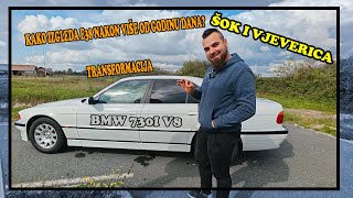 POGLEDAJTE OVU TRANSFORMACIJU  Restauracija Oldtimer BMWa E38  KAKO IZGLEDA NAKON GODINU DANA [upl. by Okika]