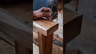 Can nails replace mortise and tenon joints diy shorts carpentry [upl. by Hudnut]