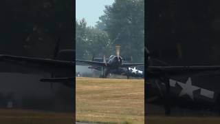 Grumman Bearcat takeoff and landing [upl. by Andie508]