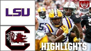 LSU Tigers vs South Carolina Gamecocks  Full Game Highlights  ESPN College Football [upl. by Ellenwahs34]