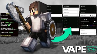 HOPLITE CLOSET CHEATING WITH VAPE V4  CONFIG Minecraft 120 Cheating [upl. by Nerradal]