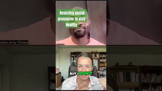 Resisting social pressure to stay healthy 🌍🙏🏾 healtylifestyle podcast interview weightlosstips [upl. by Tod274]