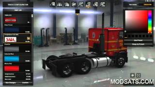 Freightliner FLB SAIA Skin mod  ATS Mod [upl. by Essila]