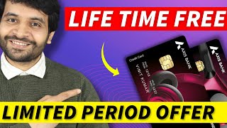 Axis Bank Credit Cards Life Time Free Offer  APPLY NOW 🔥🔥 [upl. by Montague235]