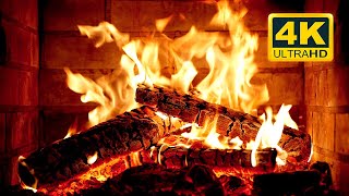 🔥 Cozy Fireplace 4K 12 HOURS Fireplace with Crackling Fire Sounds Crackling Fireplace 4K [upl. by Ahcatan]