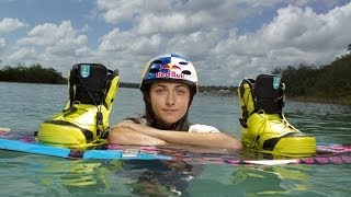 The girl who walks on water  Pro Wakeboarder Larisa Morales [upl. by Rratsal]