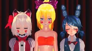 MMD  FNAF  Survive The Night  MOTION DL [upl. by Eadie]