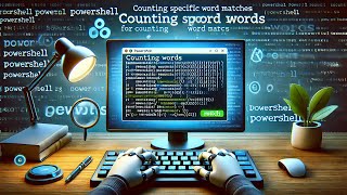 Counting Specific Word Matches in a Text File Using PowerShell [upl. by Geof]