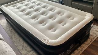 OlarHike Inflatable Air Mattress with Built in Pump Review [upl. by Ozner]