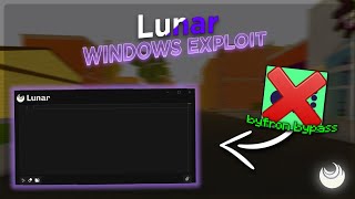 New Exploit On Roblox PC  Lunar FREE Roblox ExecutorExploit Windows  Byfron Bypass  Undetected [upl. by Oir]