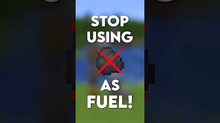 Minecraft Unlimited FUEL Farm stop using coal  Shorts [upl. by Sille]