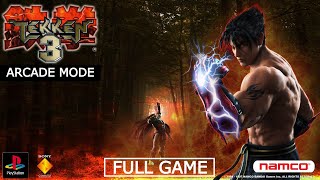 Tekken 3 Arcade Mode Gameplay PS1 Emulator India TeluguHindi [upl. by Piers177]