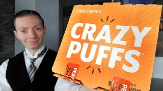 Little Caesars NEW Crazy Puffs Review [upl. by Savinirs]