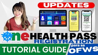 One Health Pass Registration Tutorial para sa OFWs  OHP Updates and StepbyStep Guide [upl. by Eran]