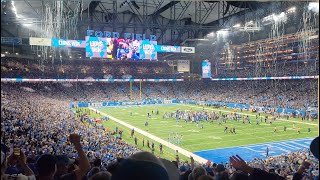 Lions vs Rams First playoff win for Detroit in 32 years Amazing atmosphere [upl. by Tobey]