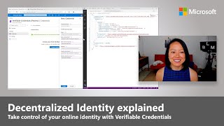 Verifiable Credentials Using Blockchain  Digital Identity  Microsoft Ignite 2020 [upl. by Larret]