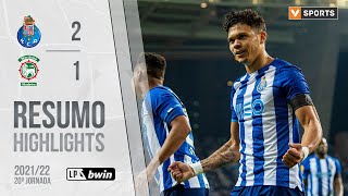 Highlights  Resumo FC Porto 21 Marítimo Liga 2122 20 [upl. by Elrebma]