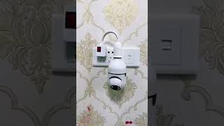 360 Wifi Light Bulb Auto Tracking Camera⁠ Product Link in the Comments⁠ [upl. by Garwin495]