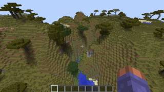 Cool Savannah biome Npc village Minecraft seed 1710 [upl. by Joelle730]