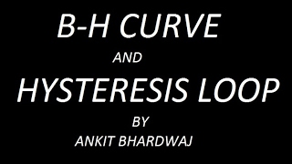 BH CURVE AND HYSTERESIS LOOP WITH IMPORTANT MCQs [upl. by Retsek]