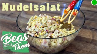 Mein Nudelsalat Rezept 💛 Partysalat [upl. by Kantos477]