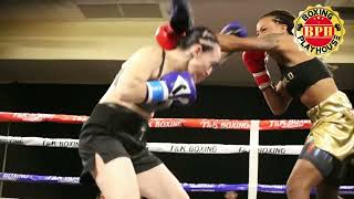 Female Prospect KO of 2021  Carisse Brown  “The Golden Child” [upl. by Yelreveb74]