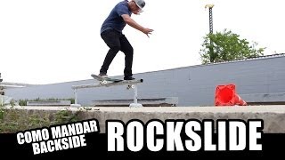 Como Mandar Backside Rockslide [upl. by Bibbie]