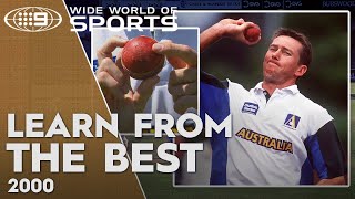 Glenn McGrath gives a bowling masterclass From the Vault 2000  Wide World of Sports [upl. by Fanchon]