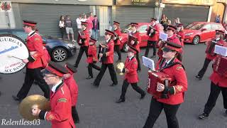 Aughnagurgan Accordion Band No1  Portadown True Blues Parade 190621 4K [upl. by Aracat]