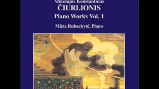 MŪZA Rubackytė MKČIURLIONIS Piano Works Vol 1  09  Prelude VL 185 [upl. by Elonore]