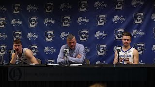 Creightons Baylor Scheierman Greg McDermott and Steven Ashworth after loss to Creighton [upl. by Ynatil626]