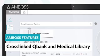 AMBOSS Features Crosslinked Qbank and Medical Library [upl. by Haslett]