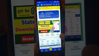 Uco ABnk Statement Kaise Nikale  Uco Bank Mpassbook Se Bank Statement Kaise Nikale [upl. by Alleiram]