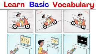 English For Beginners  A1 Level  Basic Vocabulary Comprehensible Input 初学者英语 [upl. by Seko924]