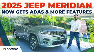 2025 Jeep Meridian Walkaround  Luxury 57 Seater SUV gets More Affordable [upl. by Frey]