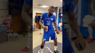 Paqueta vs Rudiger dance 🤩 footballshorts short shorts viralshorts [upl. by Merritt61]